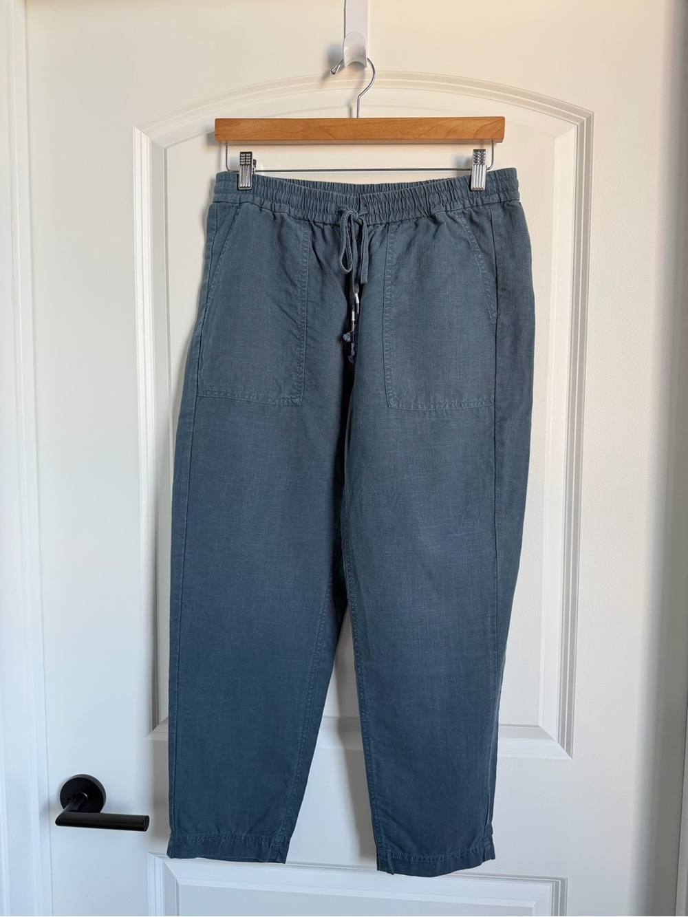J. Crew Women’s Blue Seaside Linen Drawstring Pants